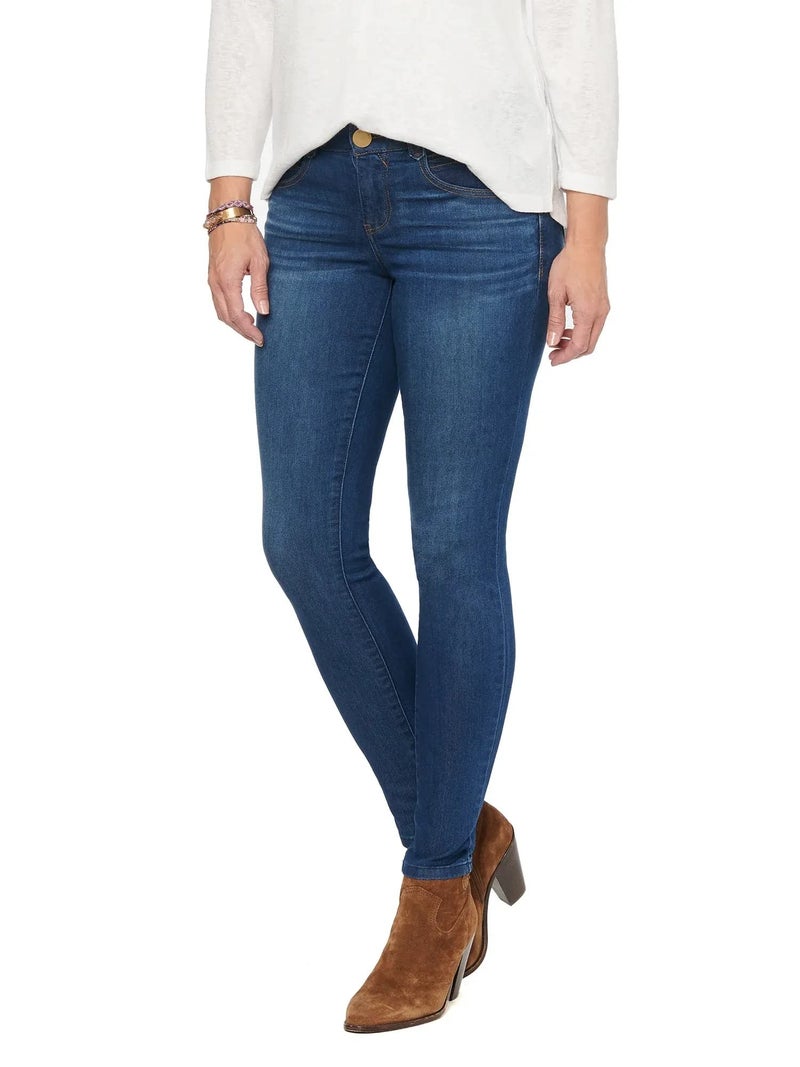Democracy Women's Ab Solution Jegging, Blue, 6